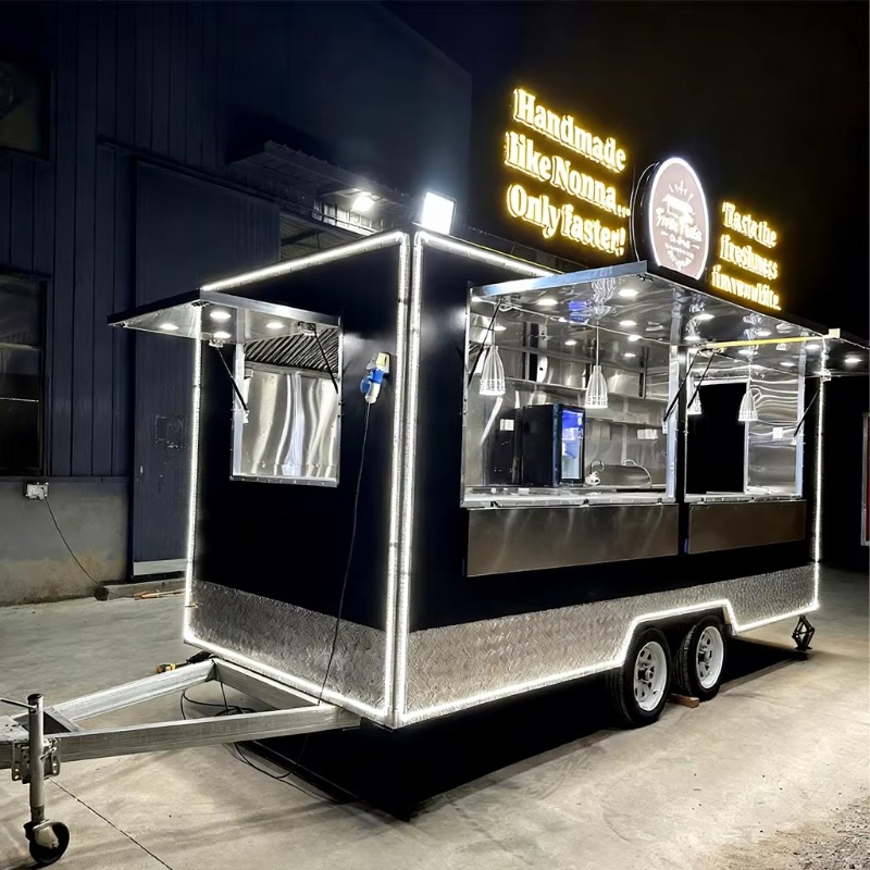 Snacks Food Usa - 移動式ケータリングフードトレーラー、ポータブル商業用フードカート、屋外スナックバー、キオスク、ビジネスユニット