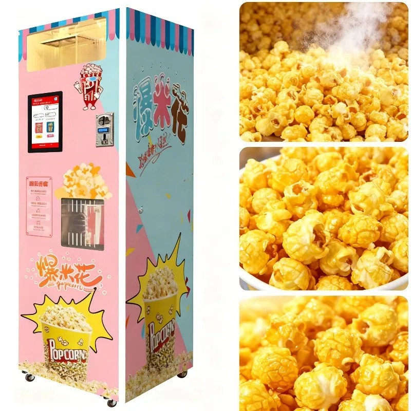 Food Snacks In Usa - カスタマイズ可能なベストセラーインテリジェントハイテク自動ポップコーンメーカー、ポップコーンマシン、スナックフードポップコーンマシン、自動販売機