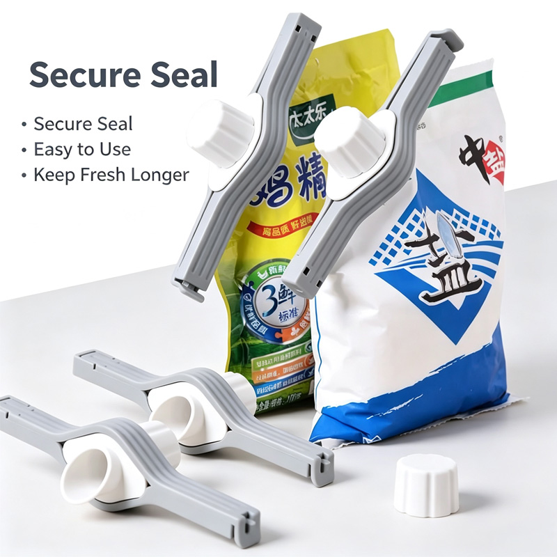 キッチン収納食品スナックシーリングバッグクリップ粉ミルク塩ス - Food Snacks Wholesale のレビューと価格