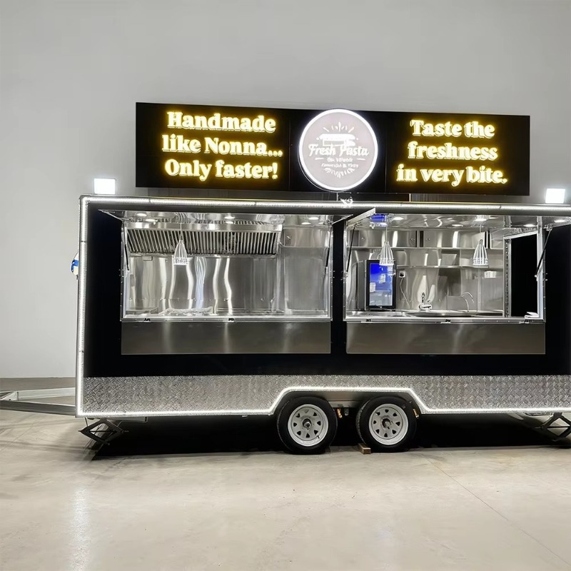 移動式ケータリングフードトレーラー、ポータブル商業用フードカ - Snacks Food Usa のレビューと価格