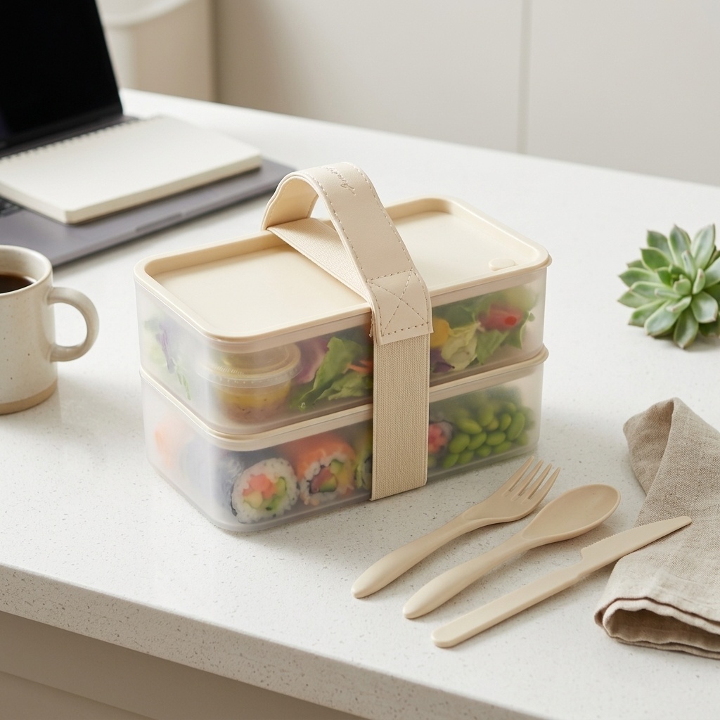 ポータブルプラスチック食品容器再利用可能な正方形ランチボック - Food Xxl のレビューと価格
