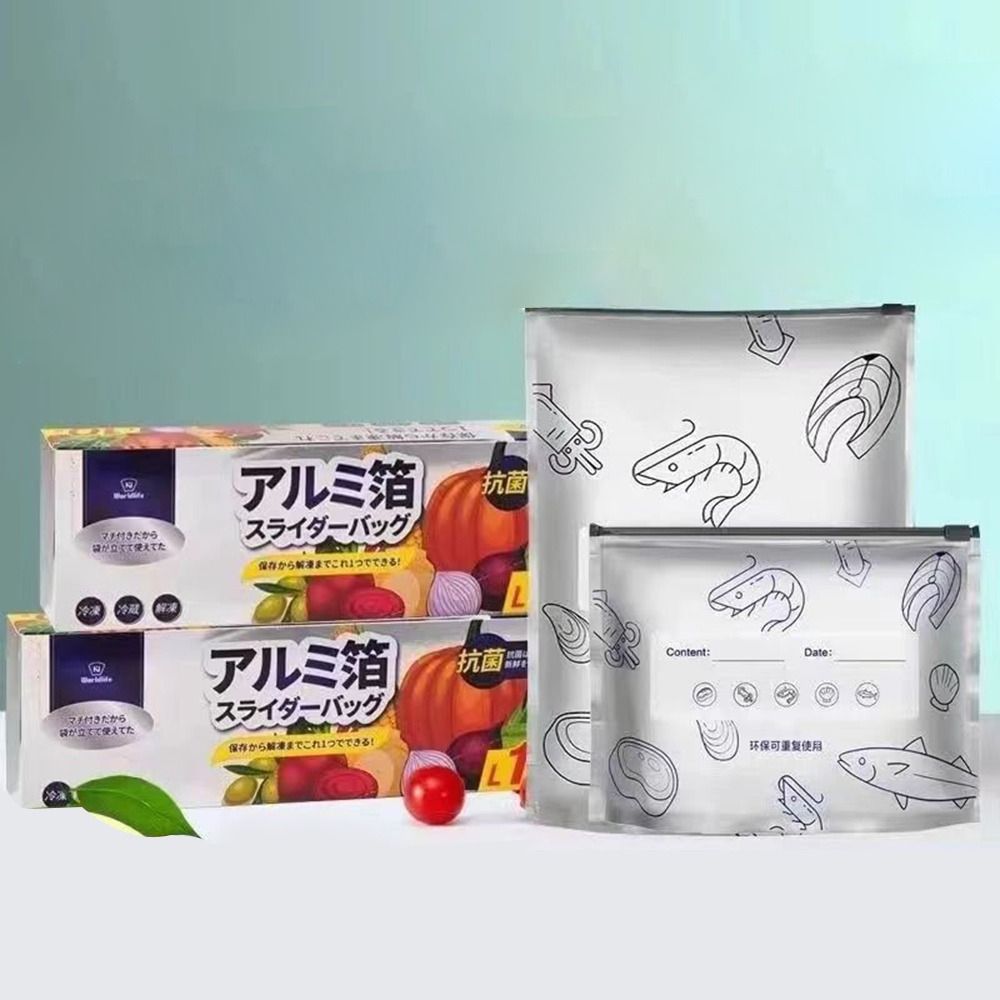 10 ピース/バッグ大容量アルミ箔食品袋漏れ防止冷凍庫安全冷 - Food Xxl のレビューと価格