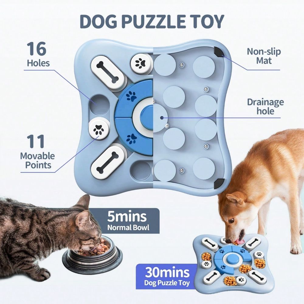 知能訓練用おもちゃ パズル型給餌器 小型犬・中型犬・大型犬用 - Snacks Food Usa のレビューと価格