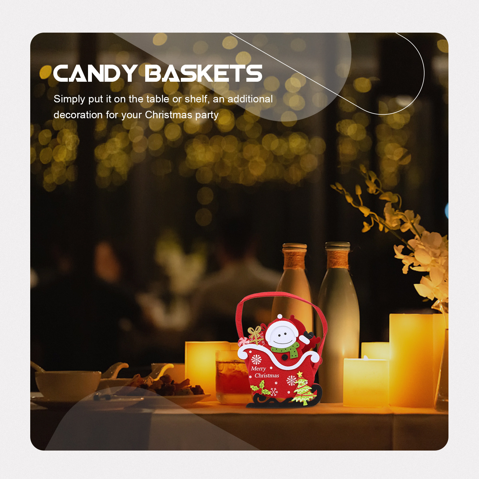 クリスマスキャンディバスケット1個、キャンディ、スナック、食 - Snacks Food Gift Baskets のレビューと価格