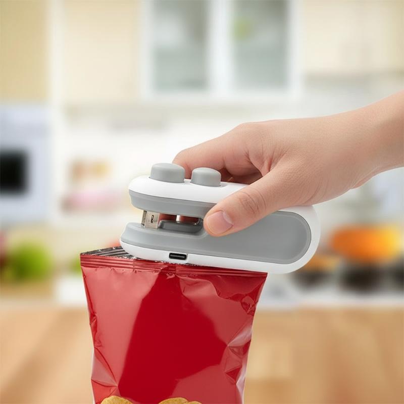 ミニハンドヘルドフードヒートシーラー、USB充電式バッグリシ - Food Snacks At Home のレビューと価格